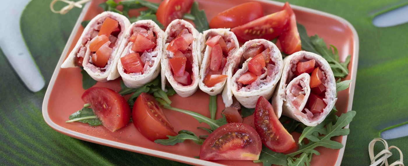 Wrap met zuivelspread & rosbief