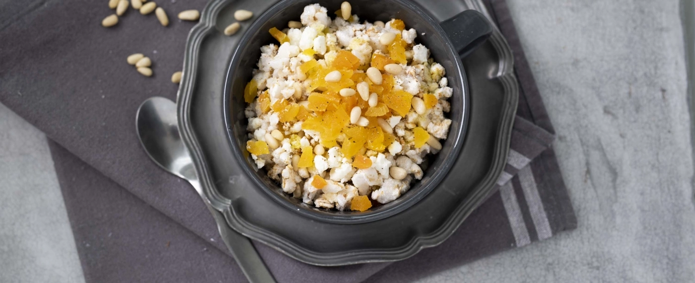 Abrikozen 'salade' met feta