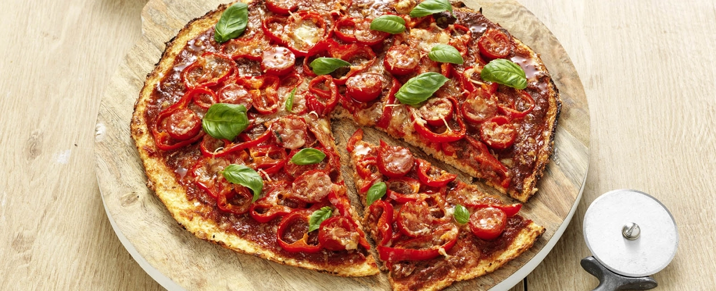 Bloemkoolpizza margharita