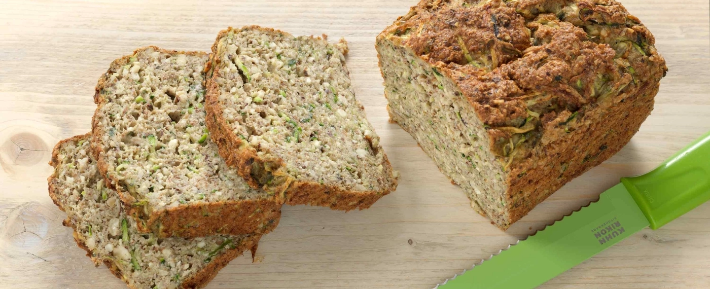 Courgettebrood met hazelnoten