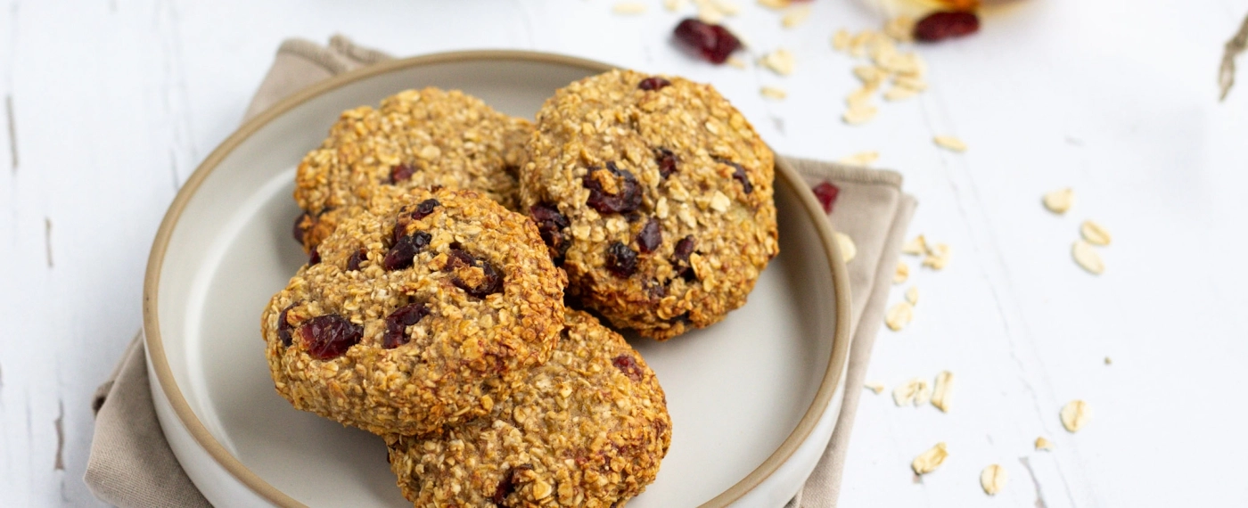 Havermout & banaan koekjes