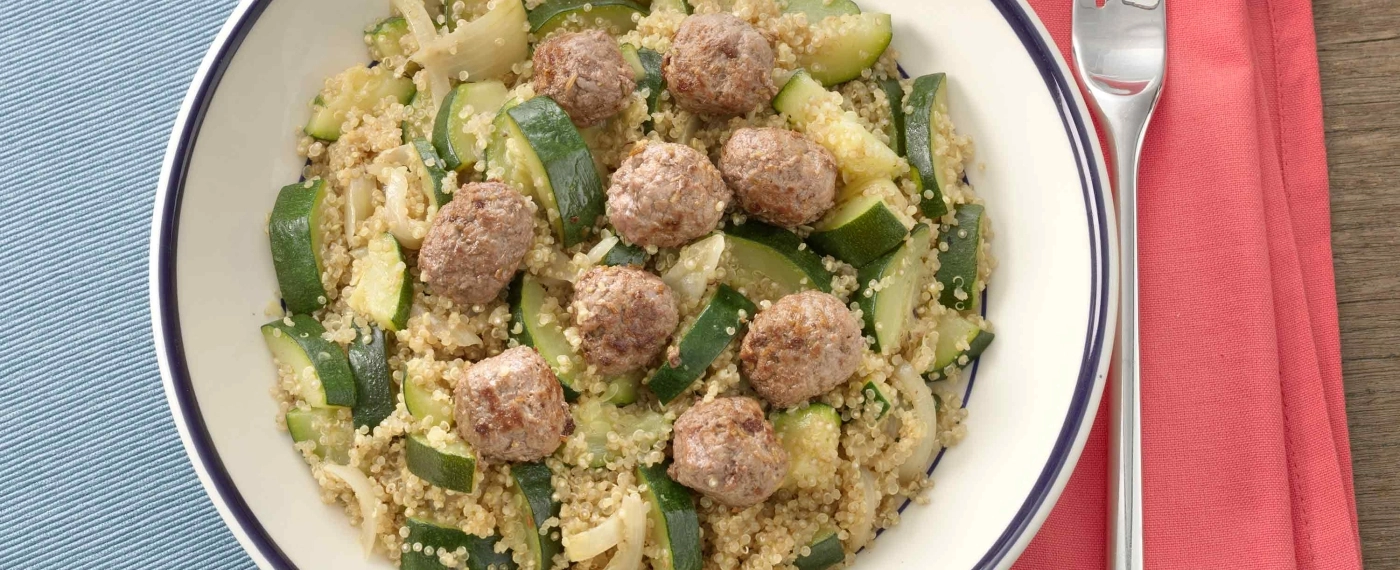 Risotto van quinoa met tartaar