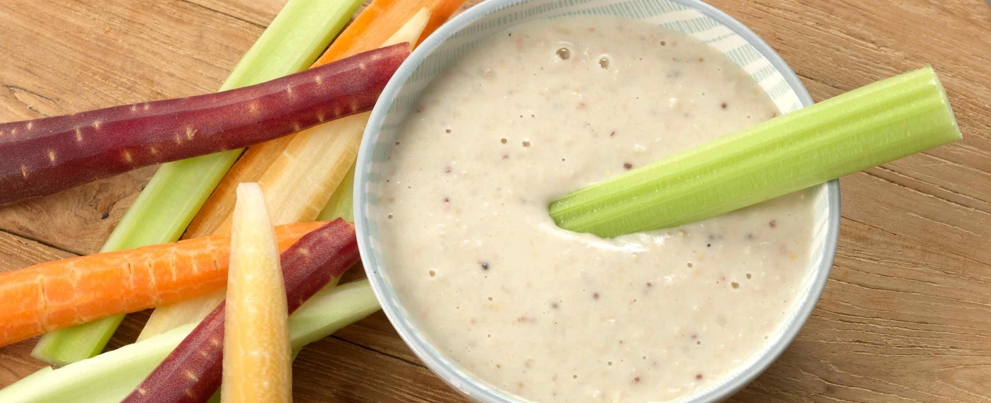 Vegan witte bonen mayonaise