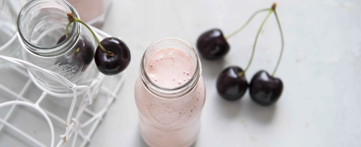 Wortel & kersen ontbijt smoothie