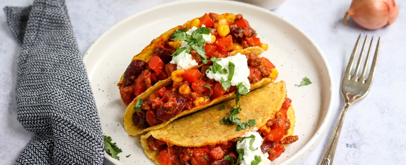 Taco’s met Mexicaanse gehaktvulling
