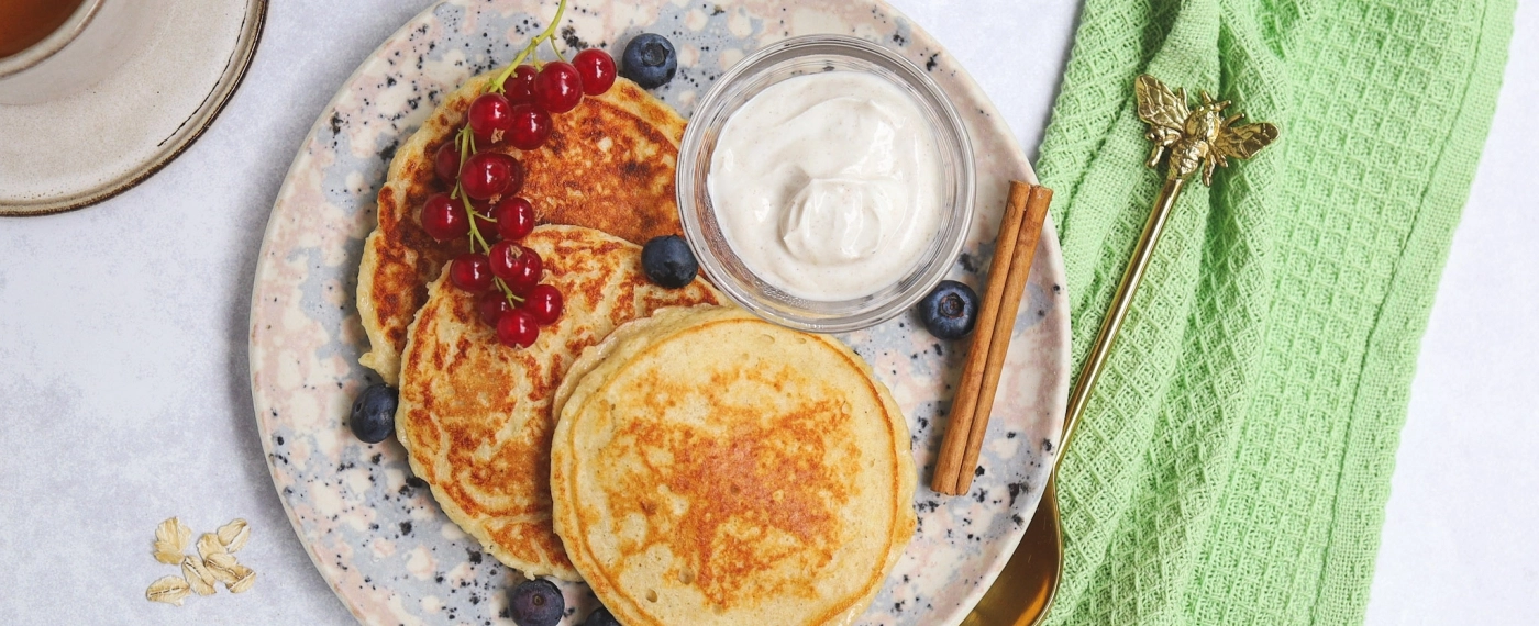 Griekse yoghurt pannenkoeken