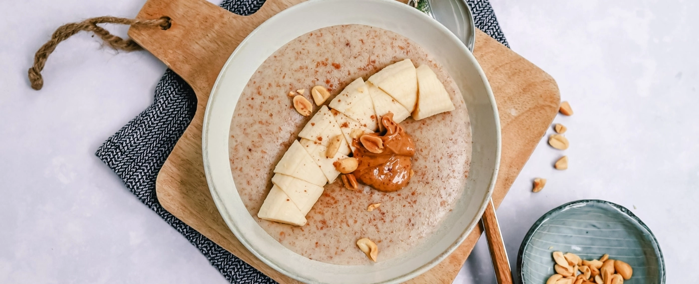 Brinta met banaan & pindakaas