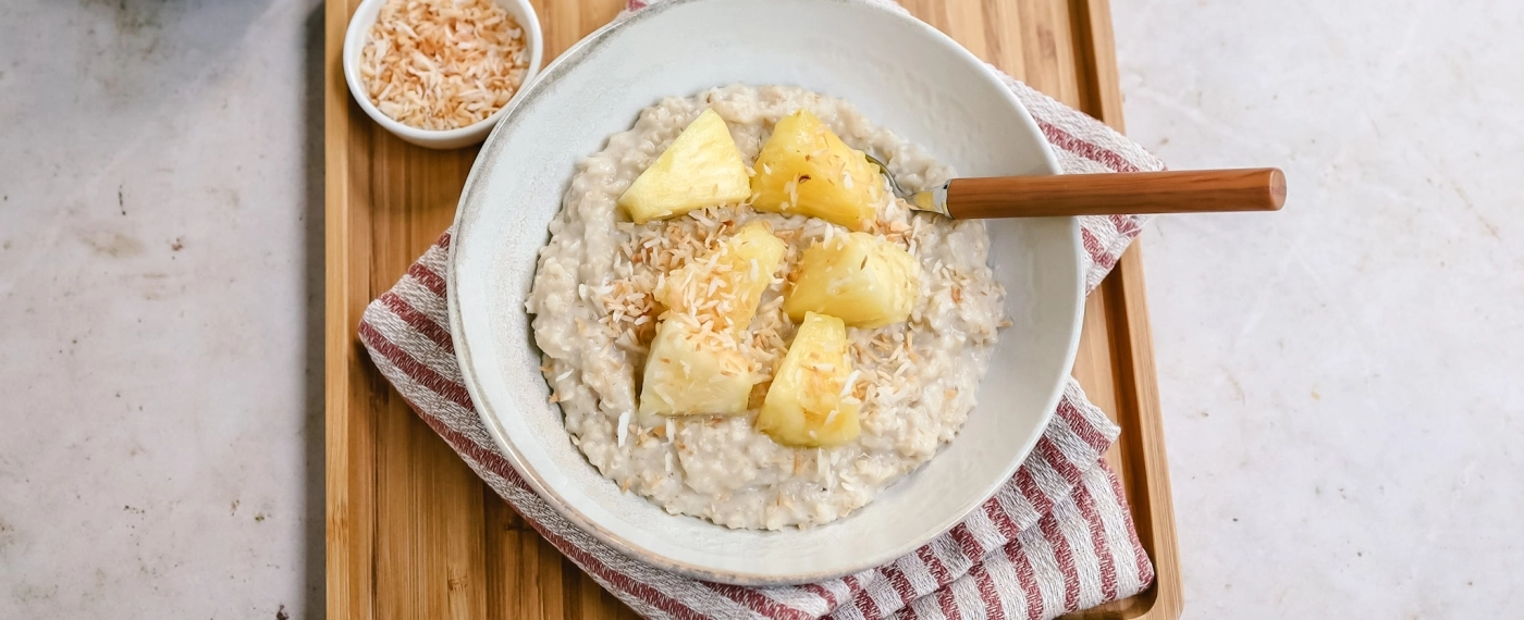 Havermout met ananas & kokos