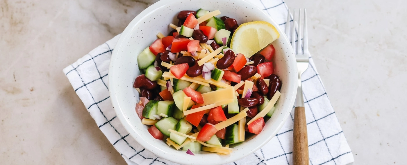 Simpele kidneybonen salade