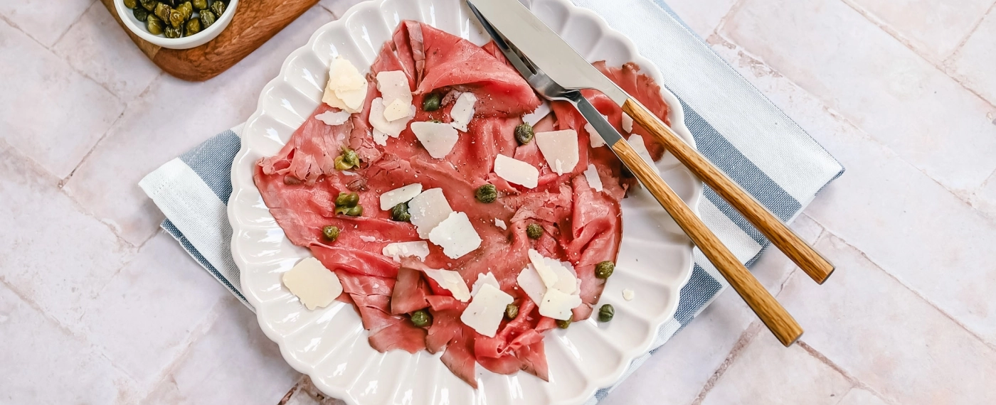 Carpaccio van rosbief