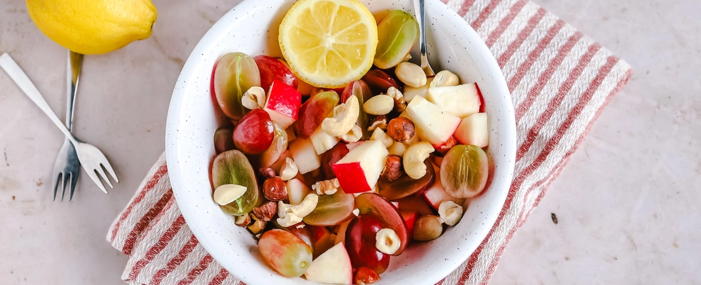 Snelle druivensalade met noten