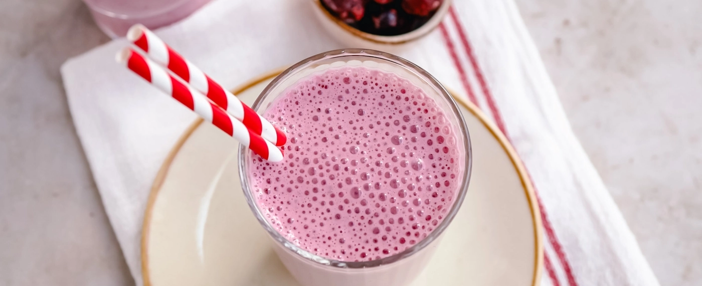 Kersen ontbijt shake