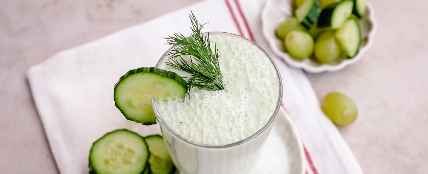 Komkommer ontbijt shake