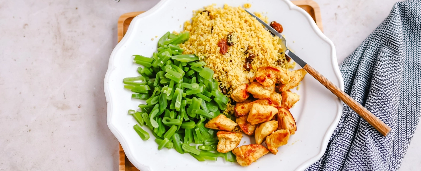 Couscous met kip & snijbonen