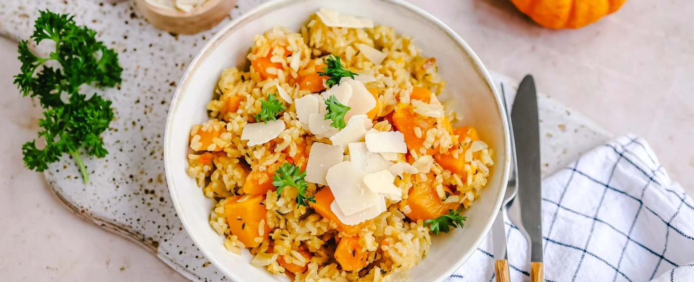 Pompoen risotto