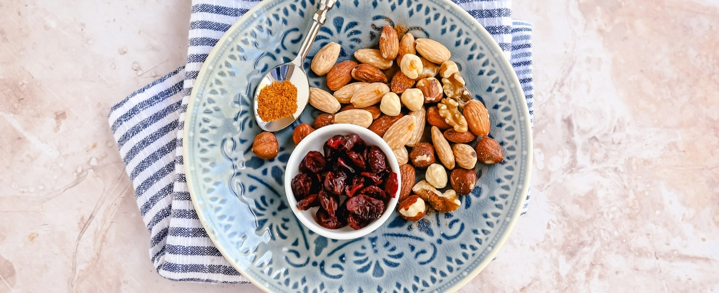 Ras el hanout noten met rozijnen