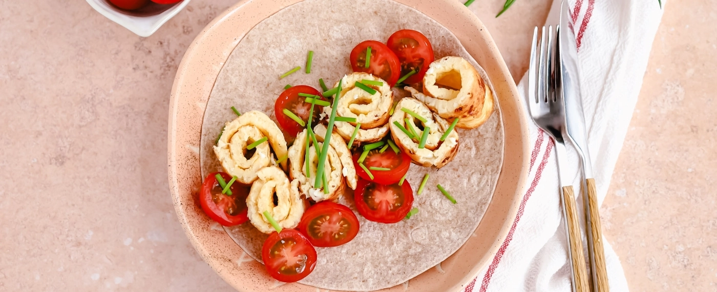 Wrapomelet met cottage cheese