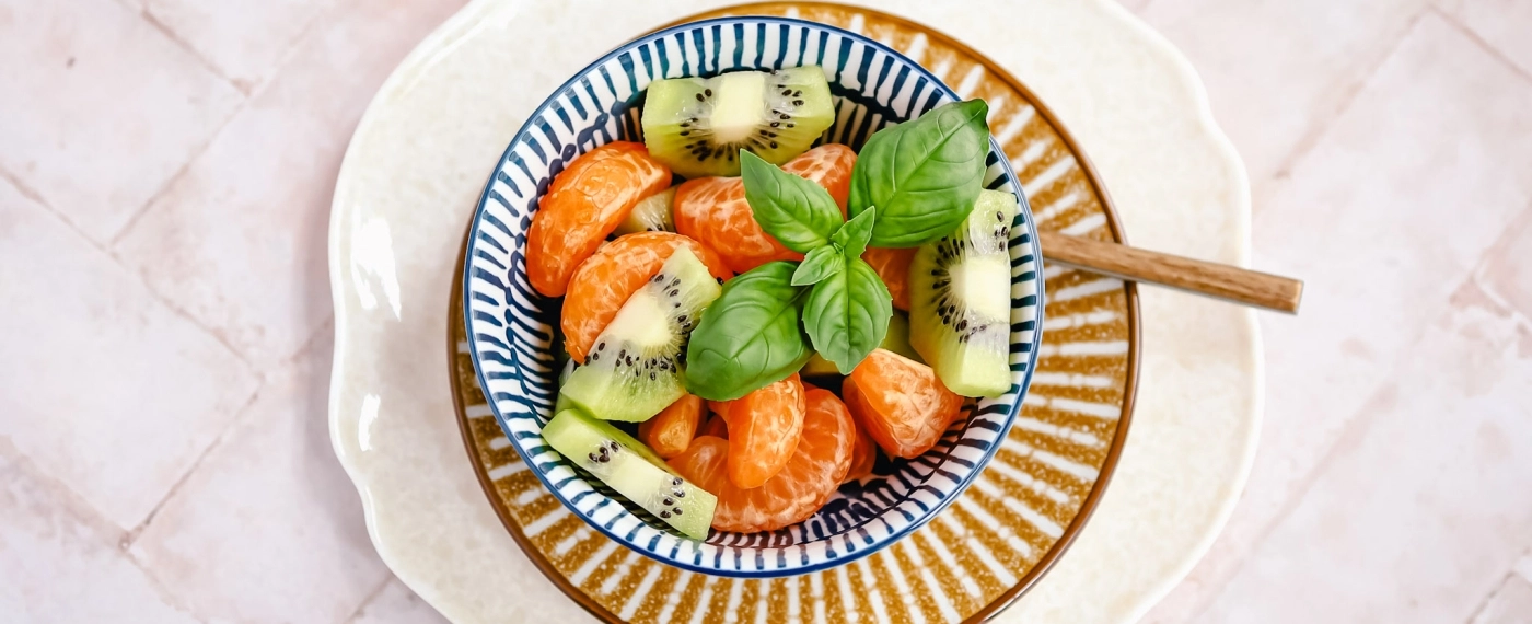 Mandarijn met kiwi