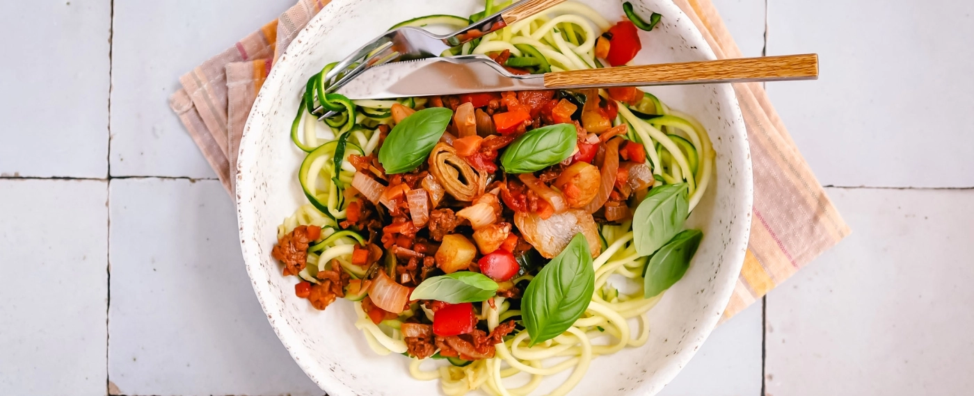 Courgetti Bolognese