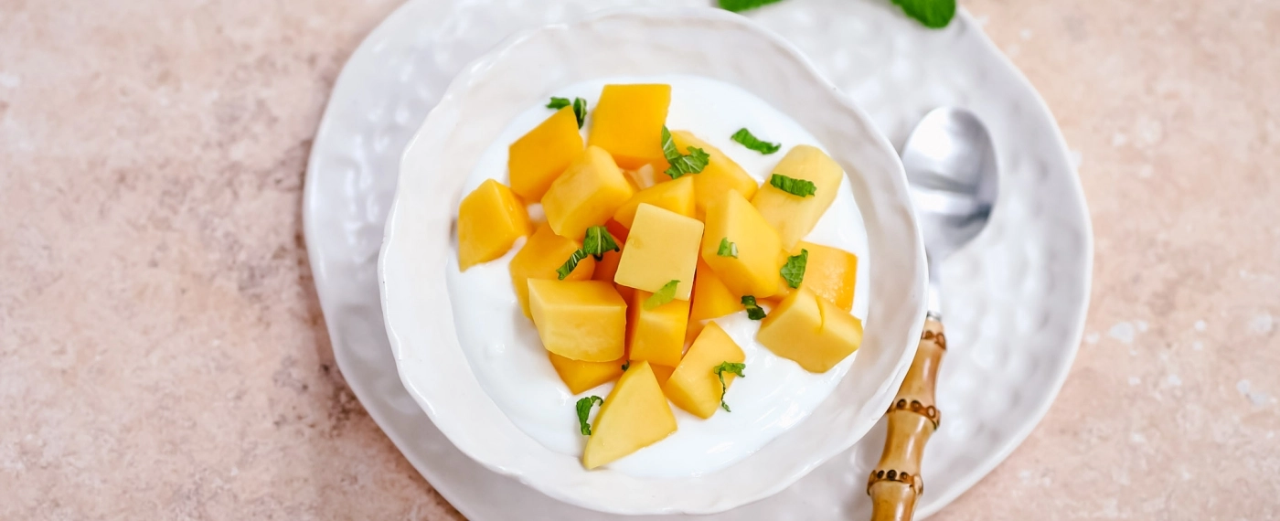 Yoghurt met mango