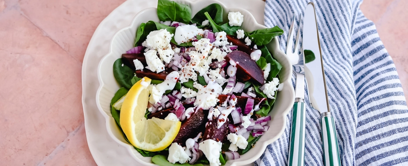 Lunchsalade met bietjes & feta