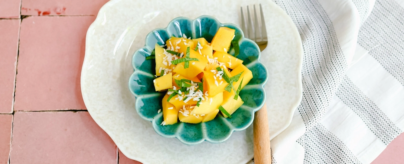 Mango met kokos