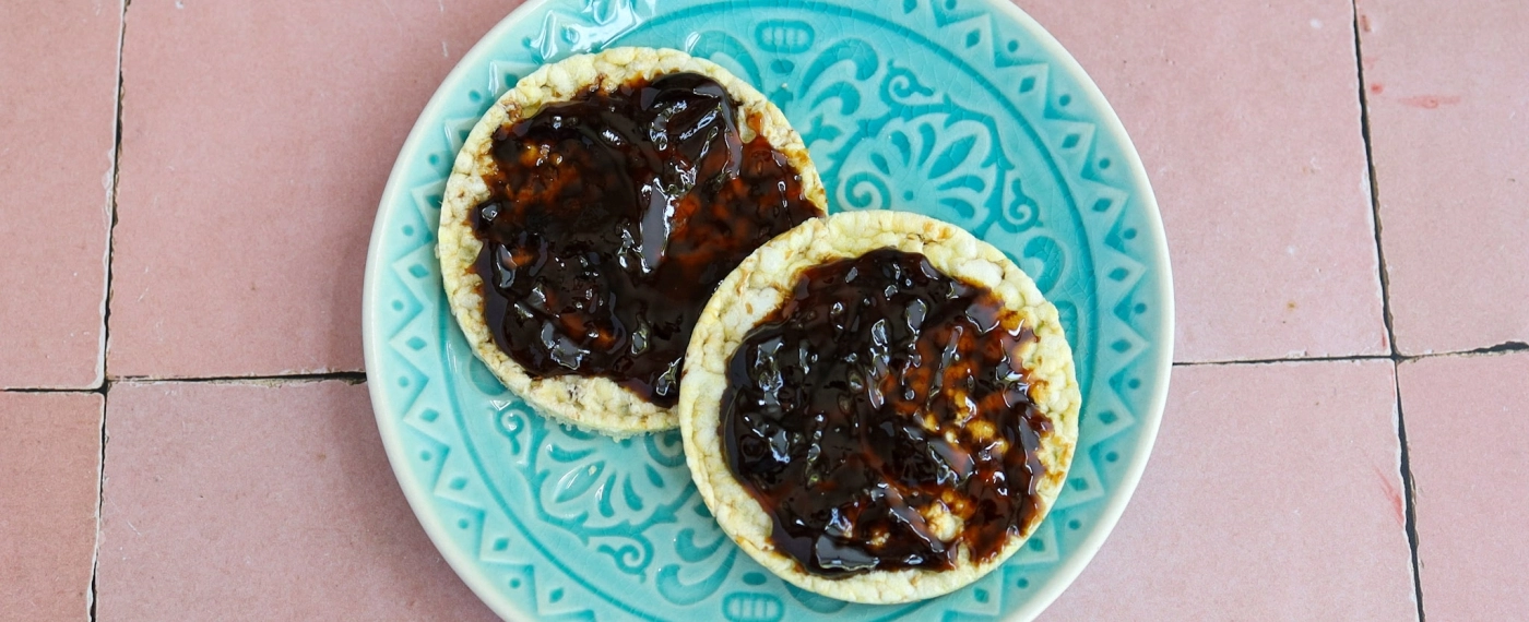 Maïswafels met appelstroop