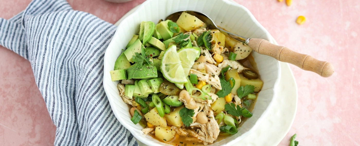 Witte chili met cannellinibonen & aardappel
