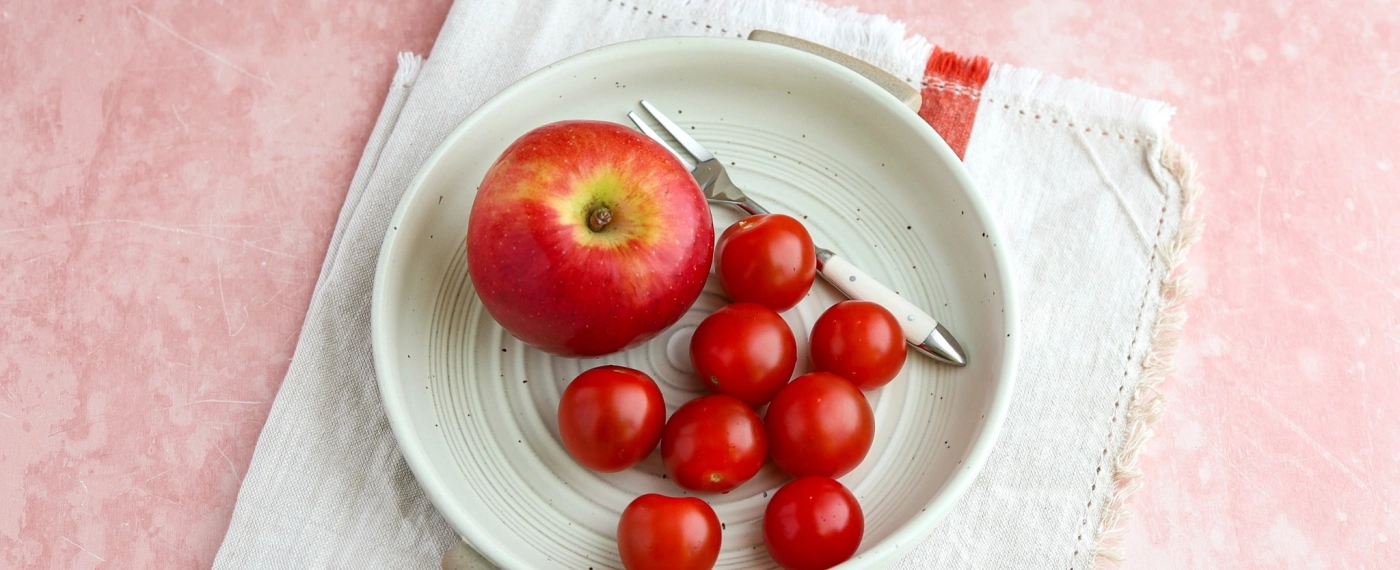 Appel & cherry tomaten