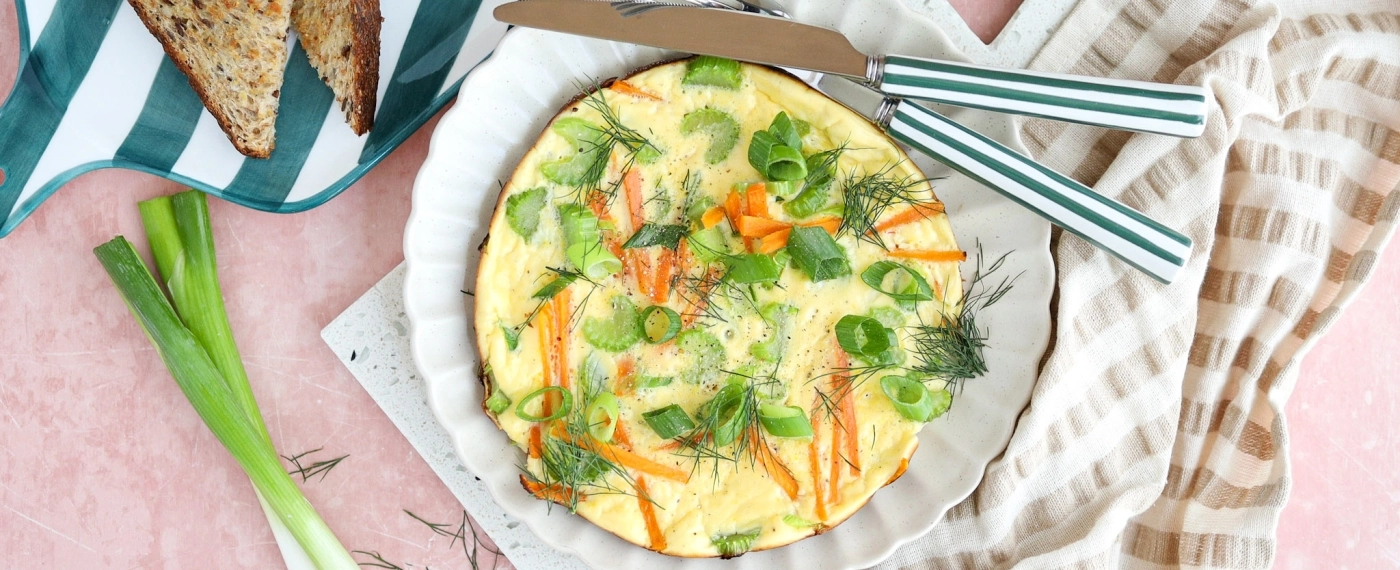 Stevige groente omelet