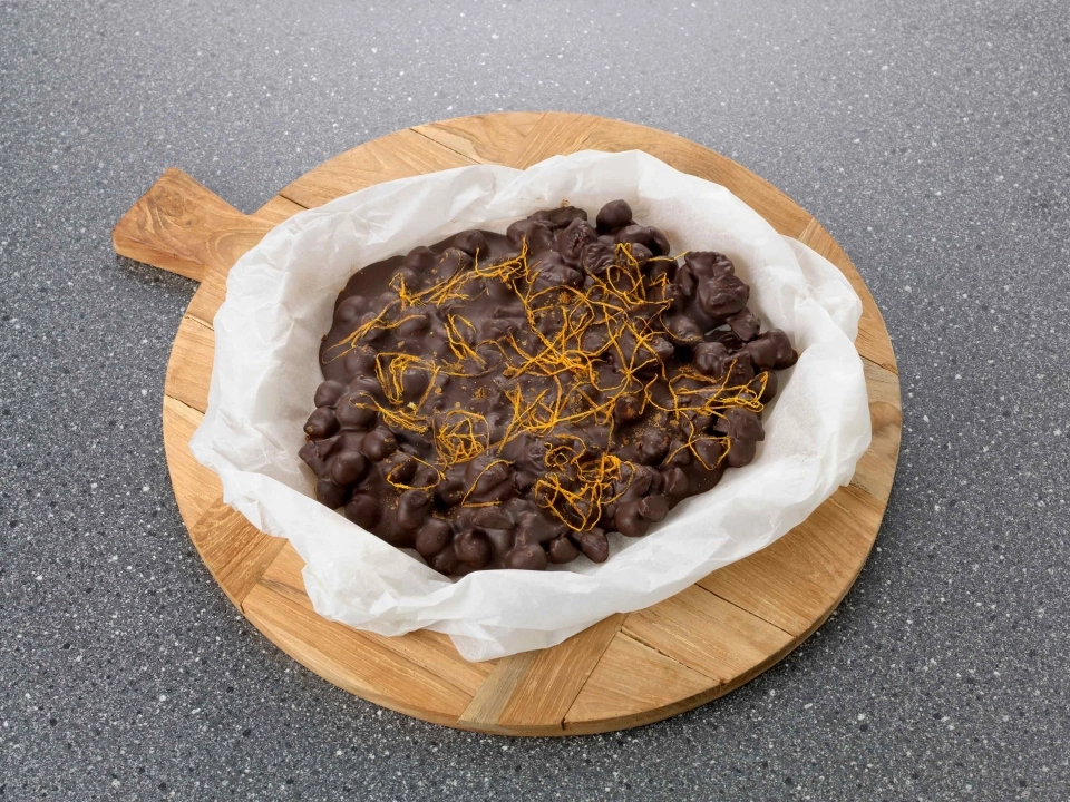 Pittige chocolade brokken met vijgen