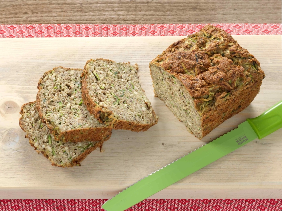 Courgettebrood met hazelnoten