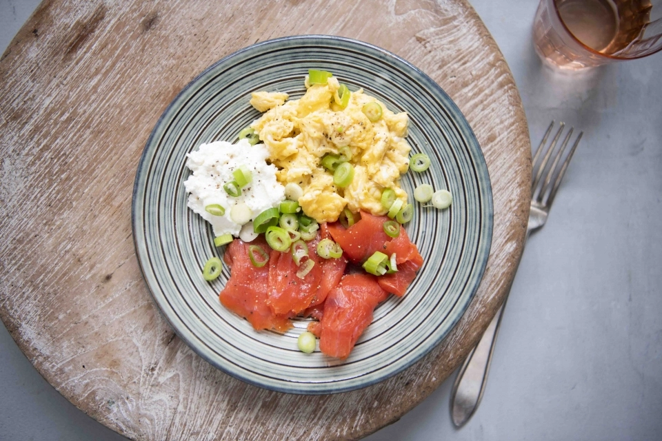 Snelle start met gerookte zalm