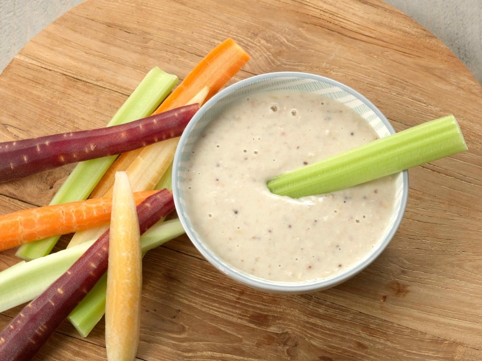 Vegan witte bonen mayonaise