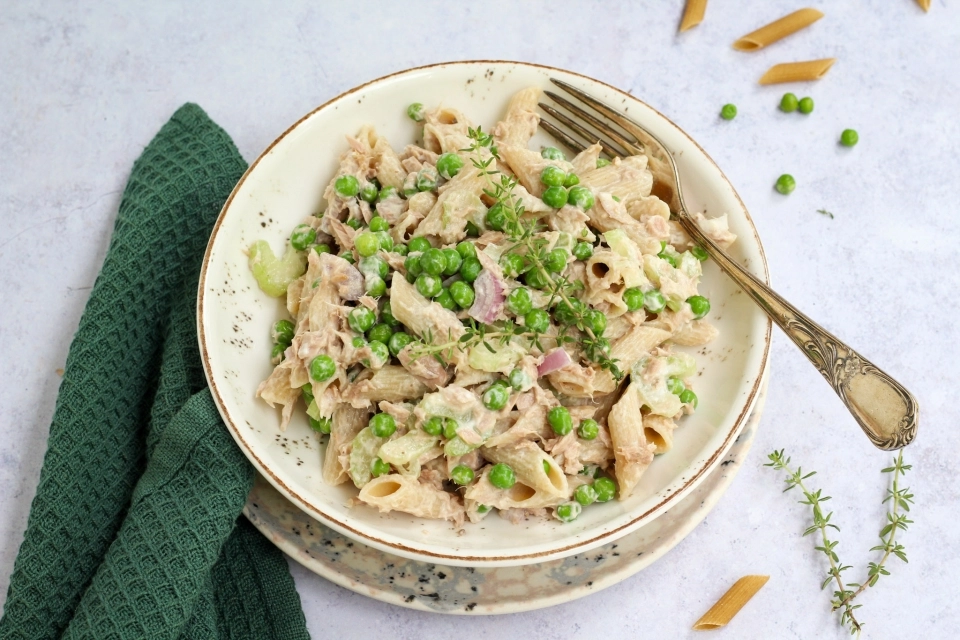 Pastasalade met tonijn