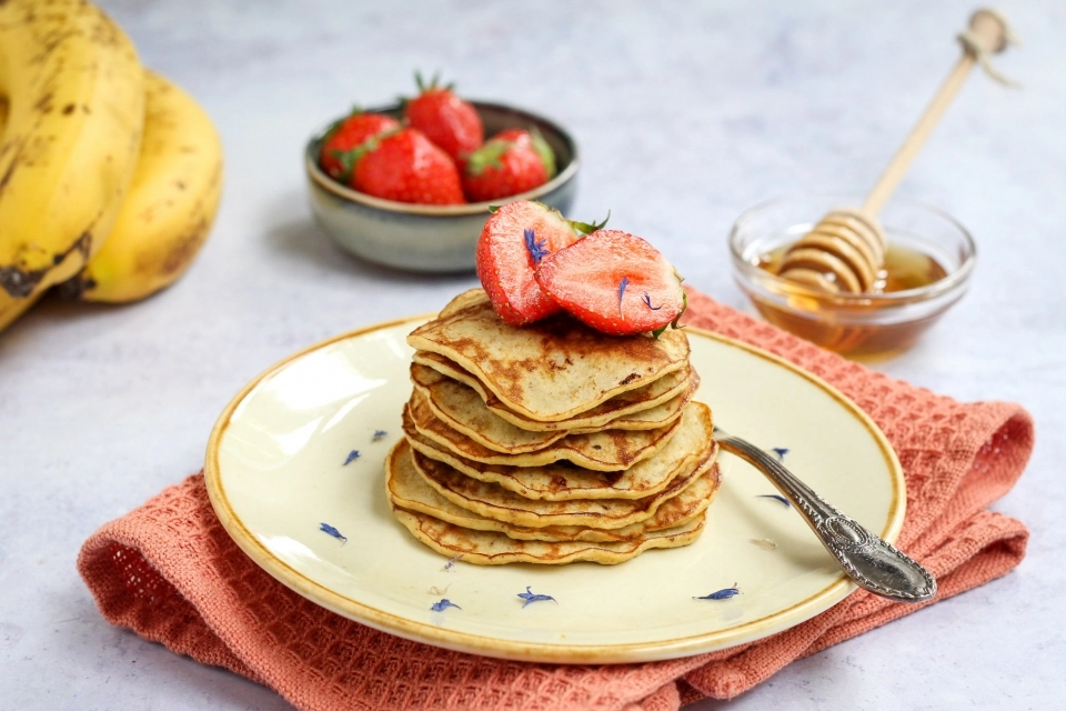 Snelle ontbijt pannenkoekjes