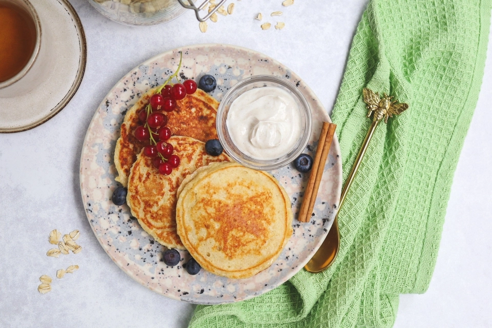 Griekse yoghurt pannenkoeken