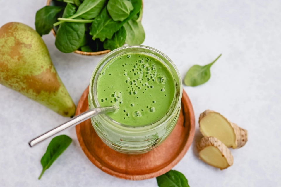 Eiwitshake met Brinta & gember