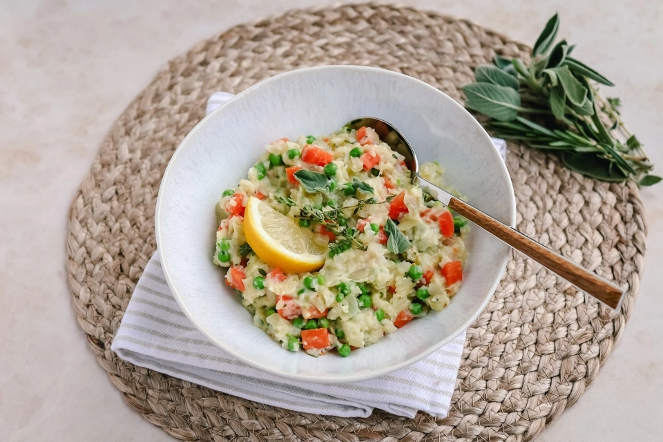 Bloemkoolrijst risotto