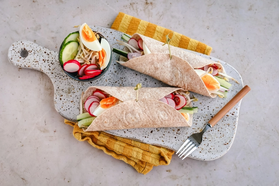 Gado gado wrap