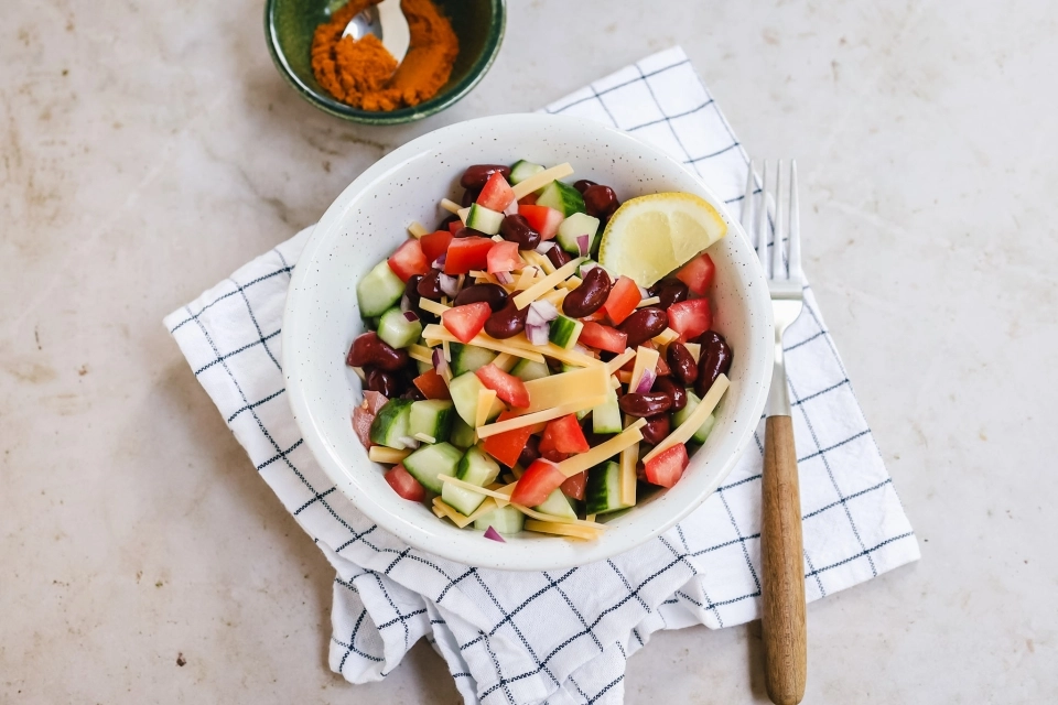 Simpele kidneybonen salade