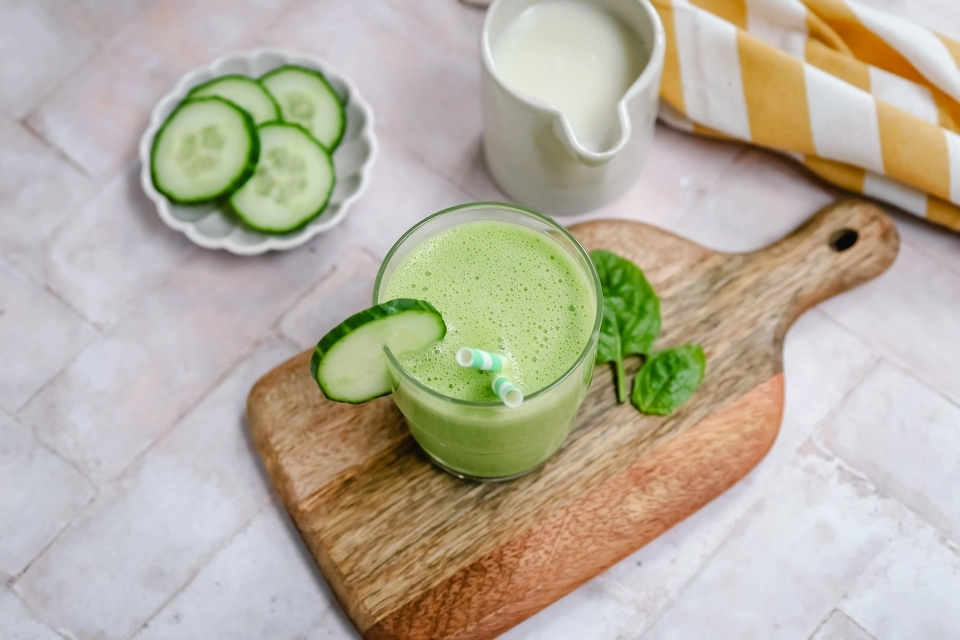 Groene ontbijt shake