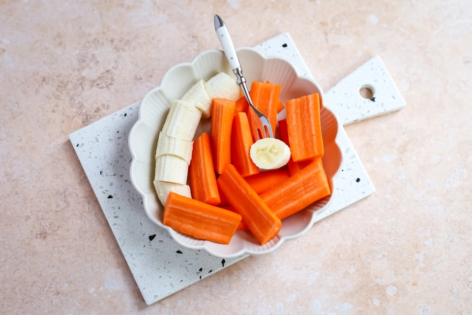 Banaan met worteltjes