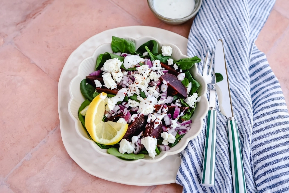 Lunchsalade met bietjes & feta