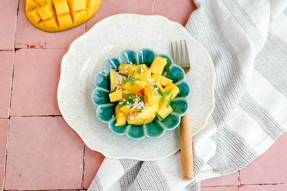 Mango met kokos
