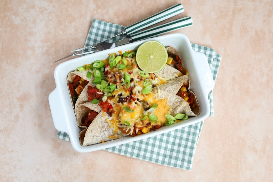 Enchilada’s met groenten & gehakt