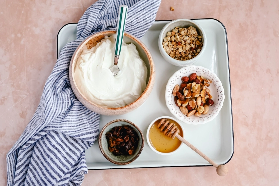 Yoghurt met honing & noten